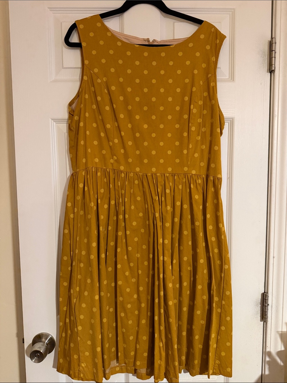 Lindy Bop Yellow Fit-and-Flare Dress